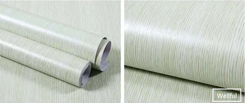 Drewniane meble PVC Folia dekoracyjna 0,15 mm Trwałość koloru Odporność na zużycie